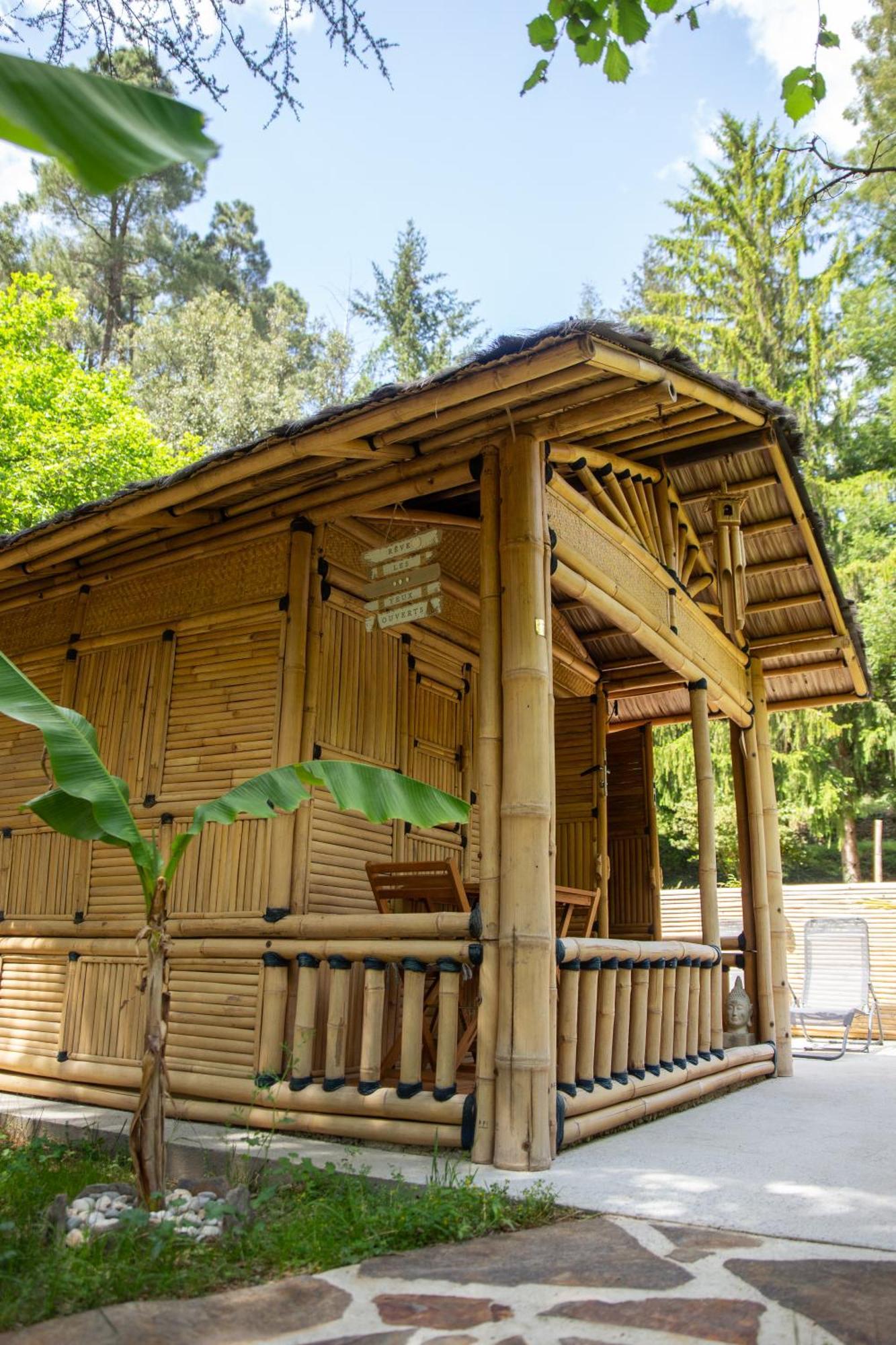 Suite Bambou Bien-Etre A Bali - Le Soleil Des Cevennes Saint-Jean-du-Gard Luaran gambar
